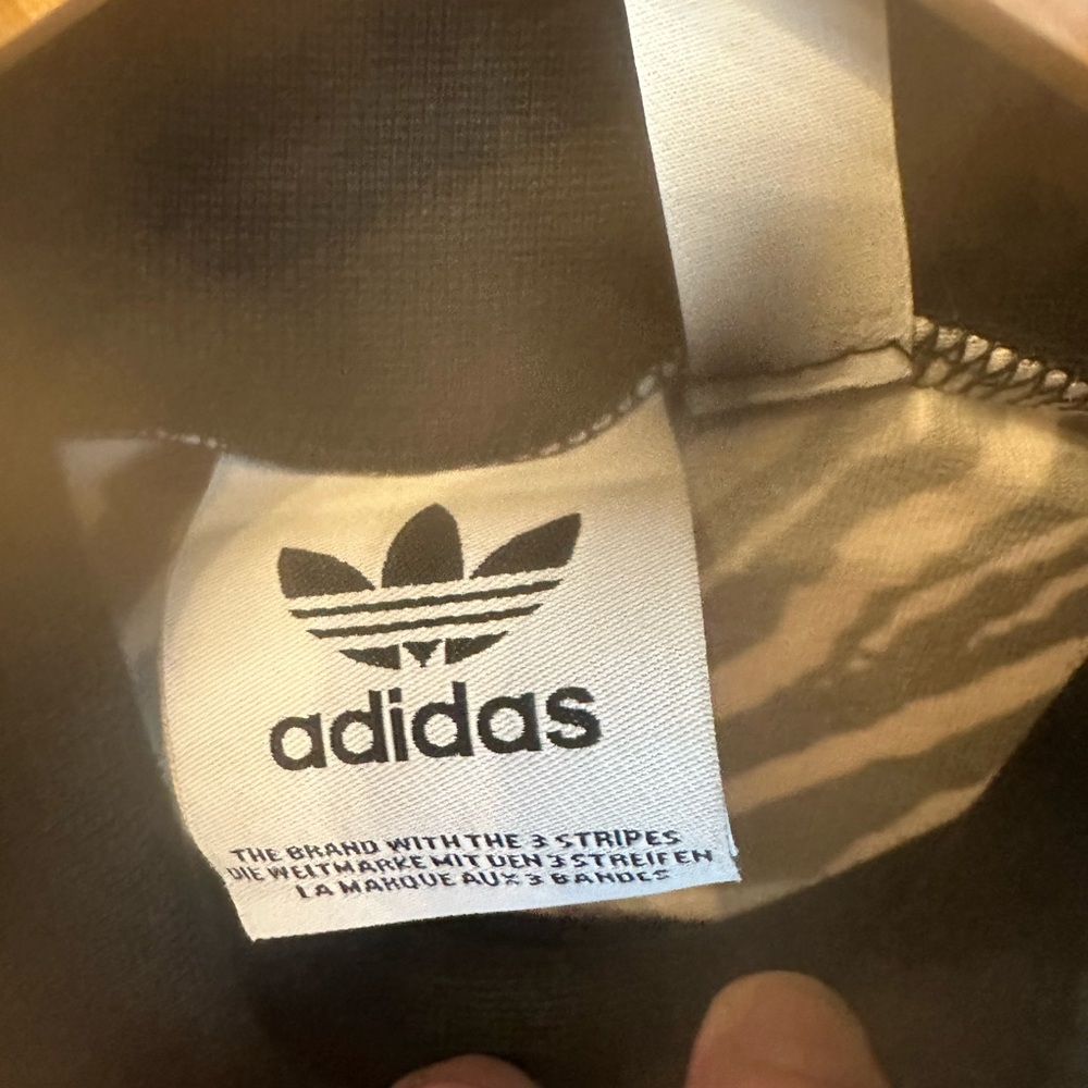 Adidas Originals All Over Zebra Print Sleveless Midi Dress NWT - Picture 9 of 12